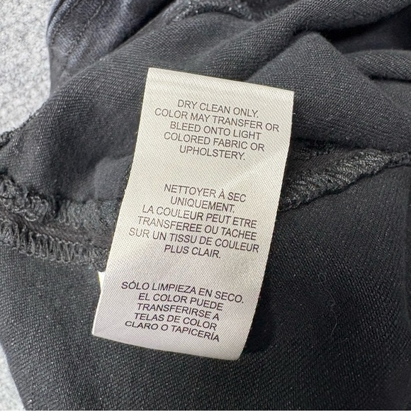 Frame Jeans Womens 1 26x25 Black Jetset Wide Crop in Sheen Noir Palazzo Pull On - Picture 5 of 12